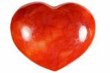 Colorful Carnelian Agate Heart #121544-1
